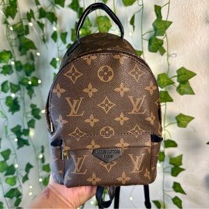 Brown and Tan Mini Backpack